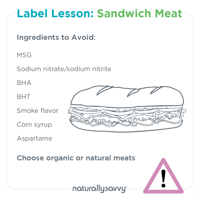 Label lesson sandwich meat Label lesson sandwich meat