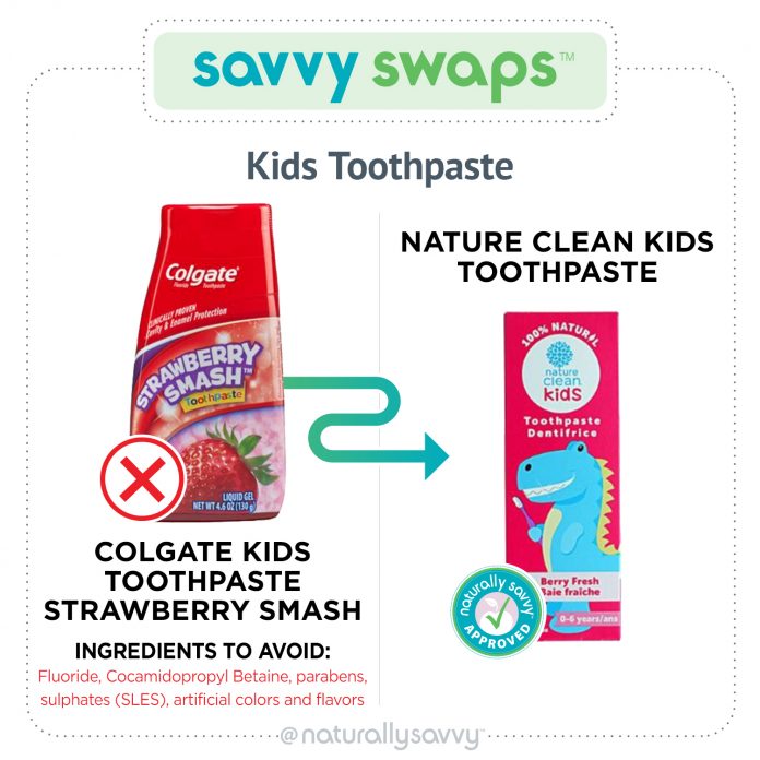 savvy swap kids toothpaste with ingredients to avoid savvy swap kids toothpaste with ingredients to avoid